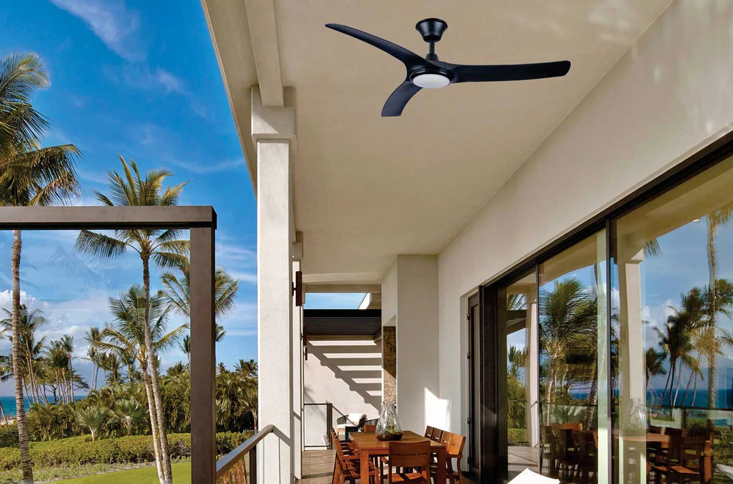 Hunter Pacific AQUA V2 - IP66 3 Blade 52" DC Ceiling Fan with LED Light